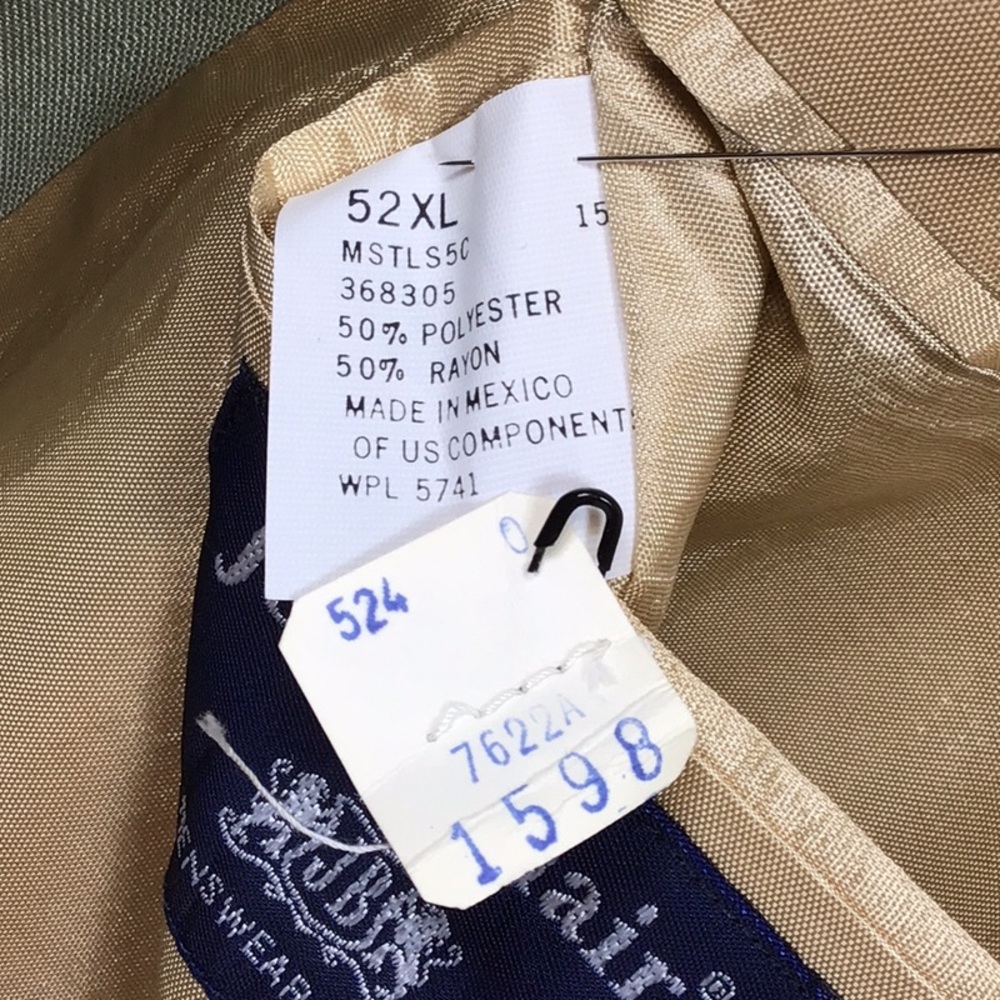 John Blair Sage Single Breasted Tailored Suit Coat 52XL - Picture 3 of 12